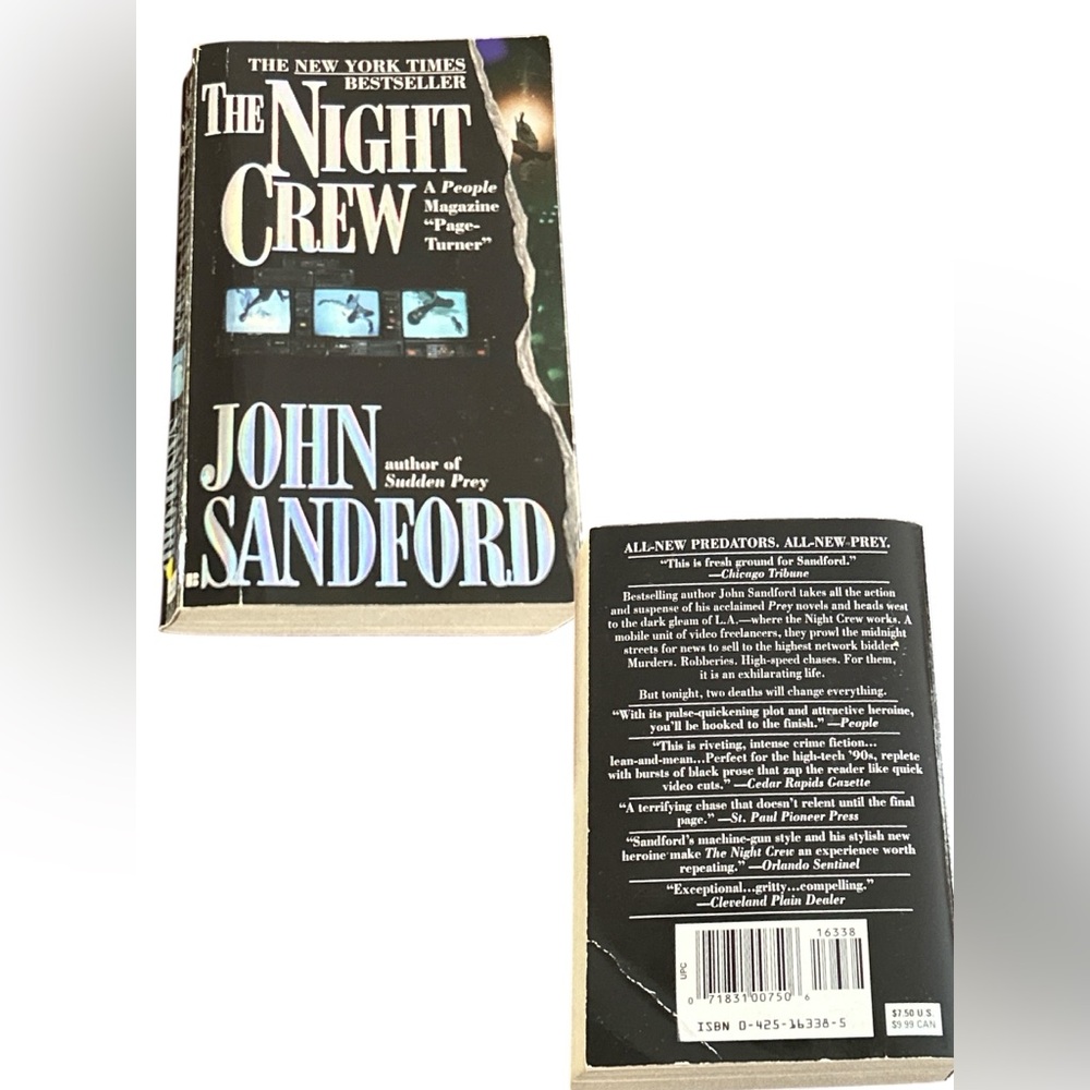 John Sandford The Might Crew Paperback Book